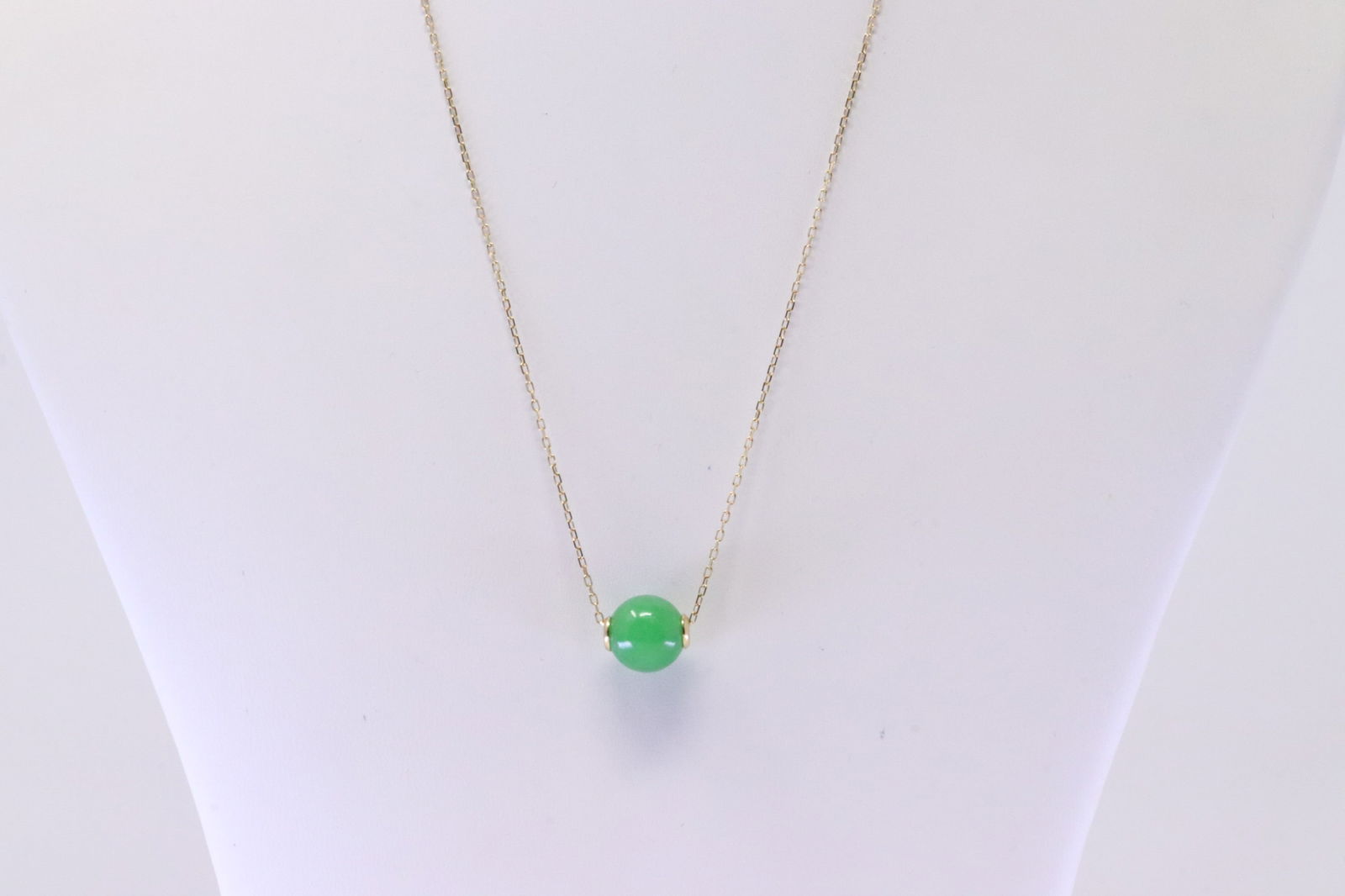 Jade Necklace 14Kt. (1 of 4)