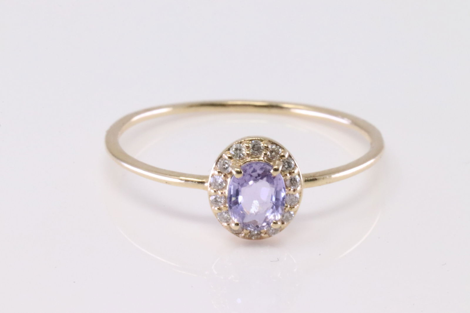 Sapphire & Diamond Ring 14Kt. (1 of 4)