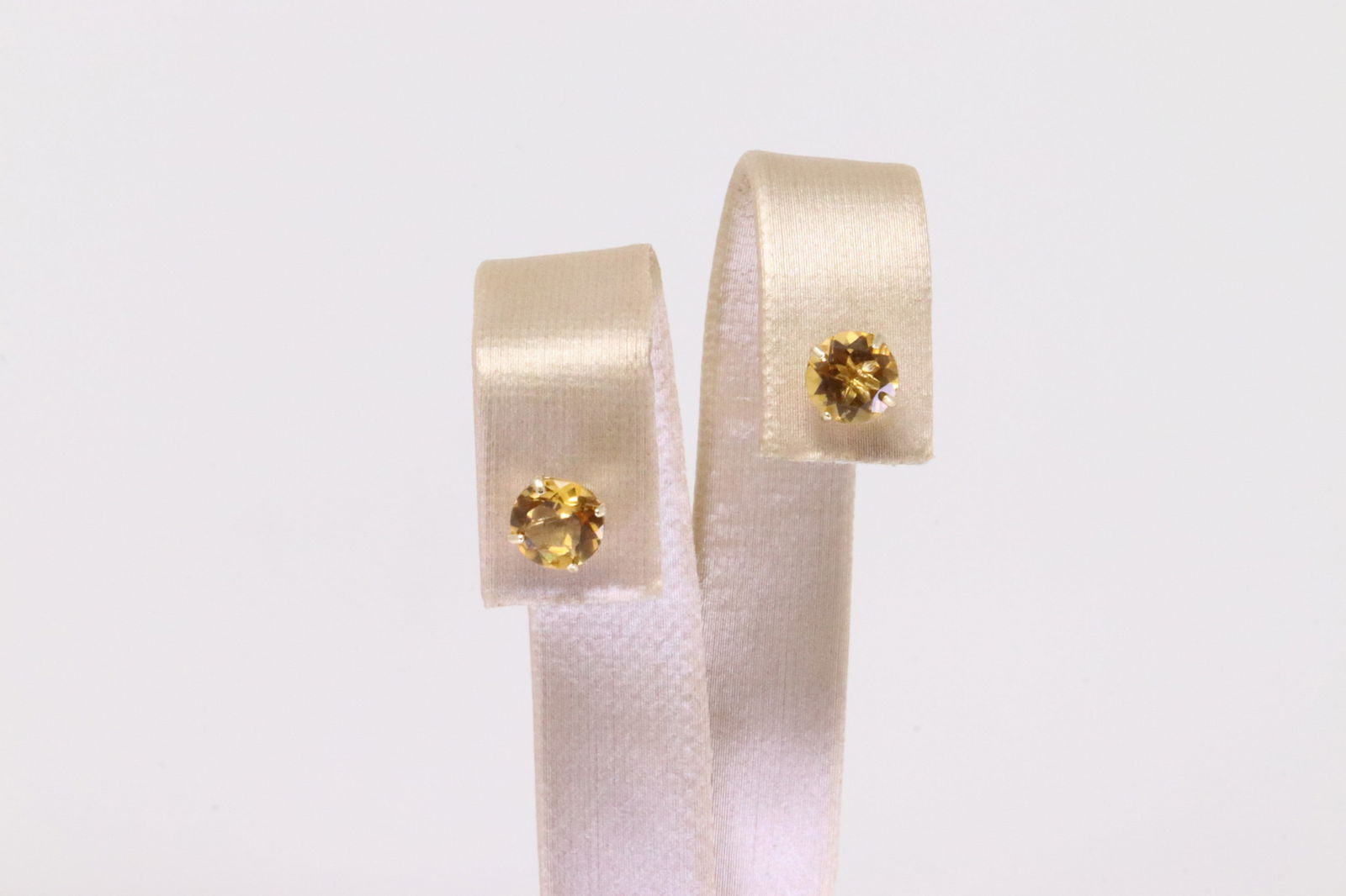Citrine Stud Earring 14Kt. (1 of 4)