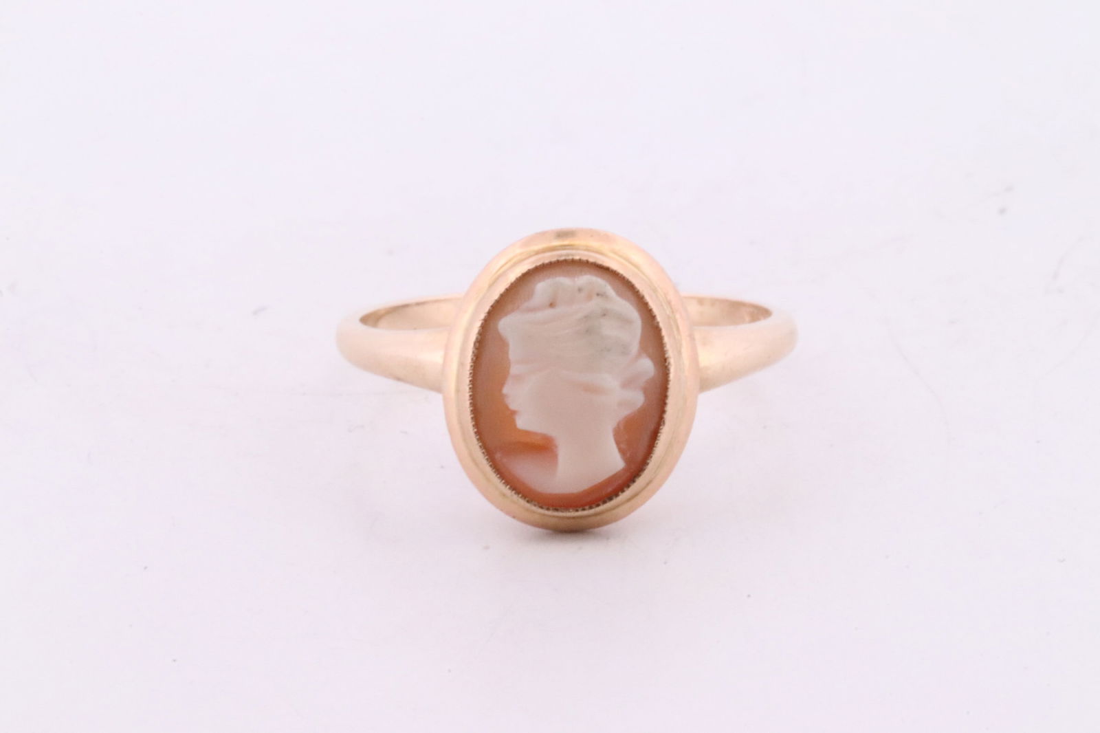 Art Deco Cameo Ring 10Kt. (1 of 4)