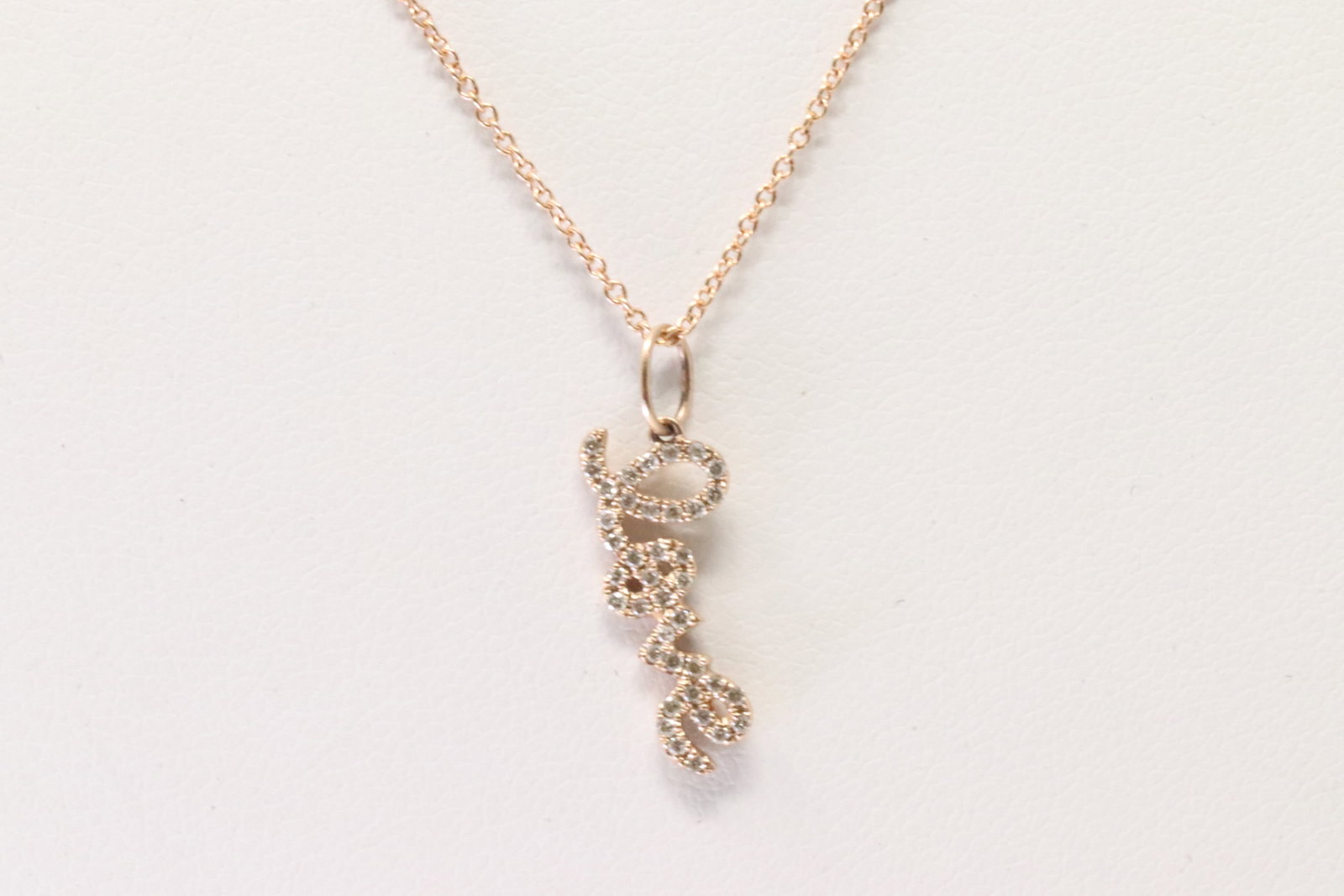 Diamond Love Pendant 14Kt. (1 of 4)