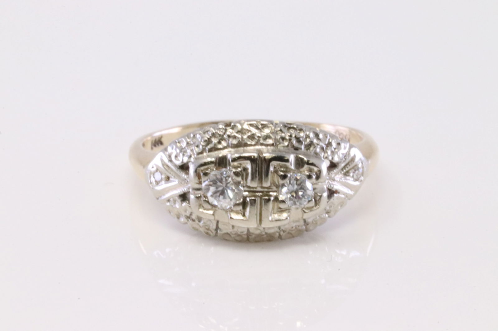 Vintage Diamond Ring 14Kt. (1 of 4)