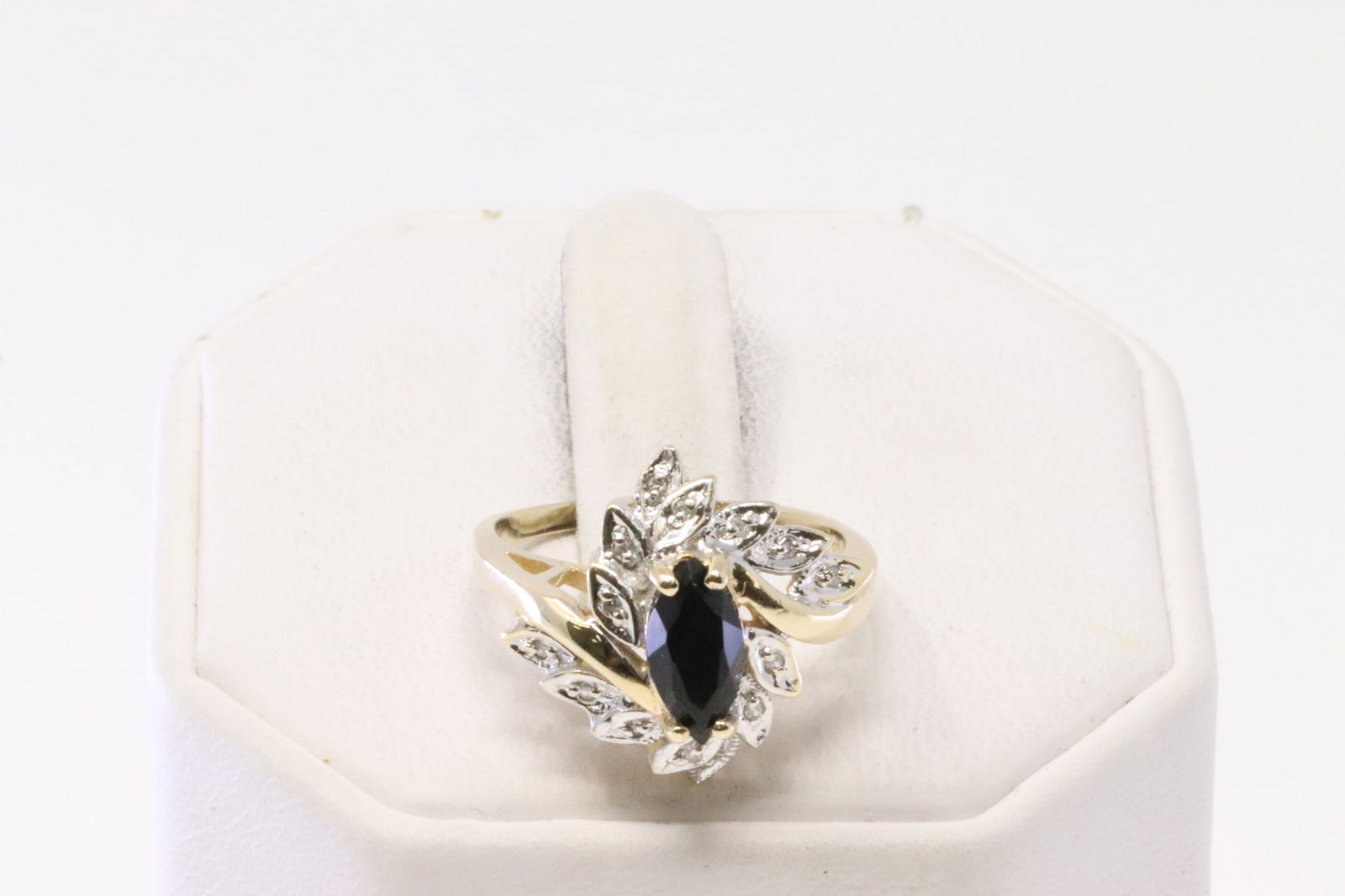 Onyx & Diamond Ring. (1 of 4)