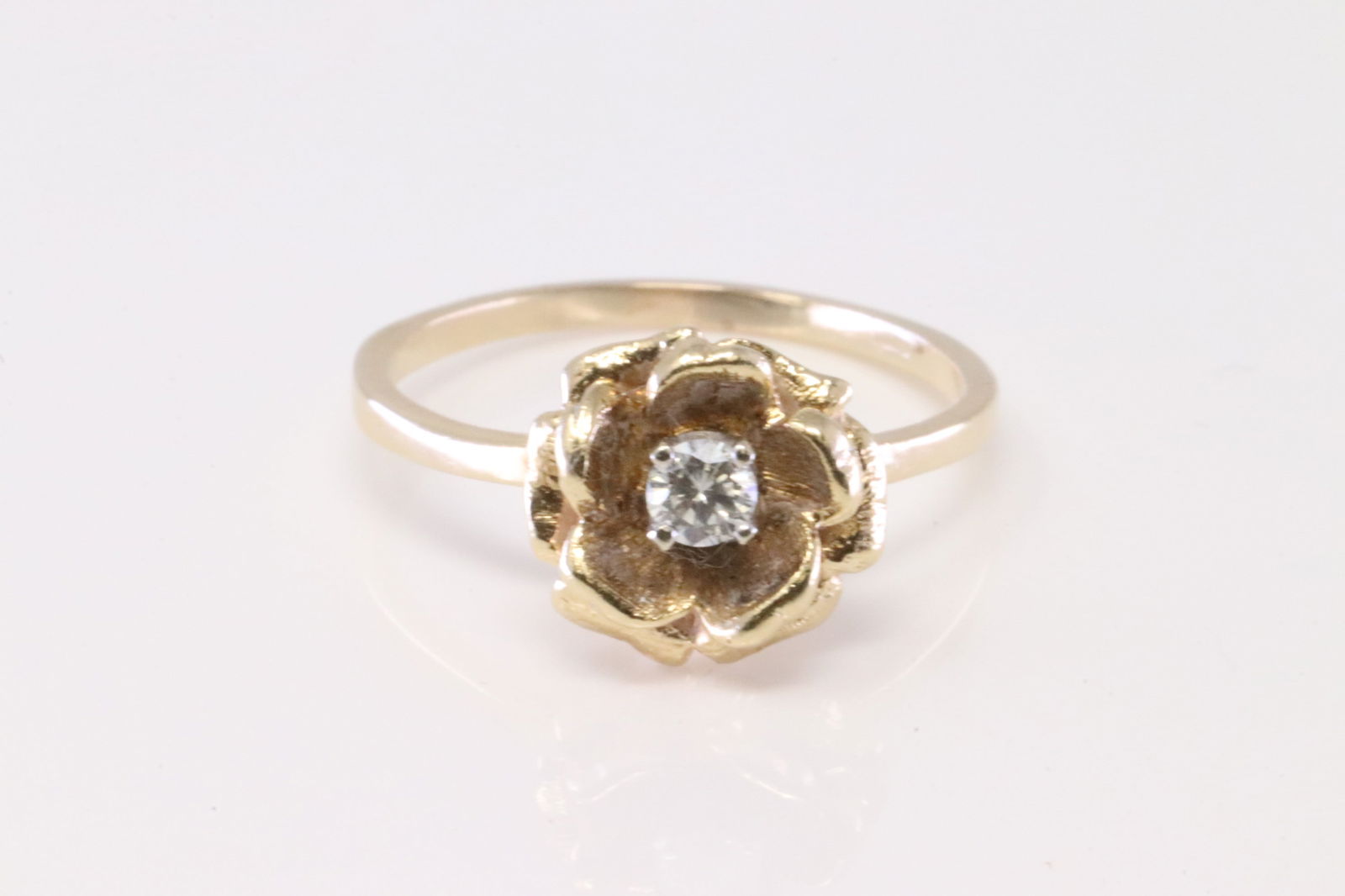 Diamond Flower Ring 14Kt. (1 of 4)