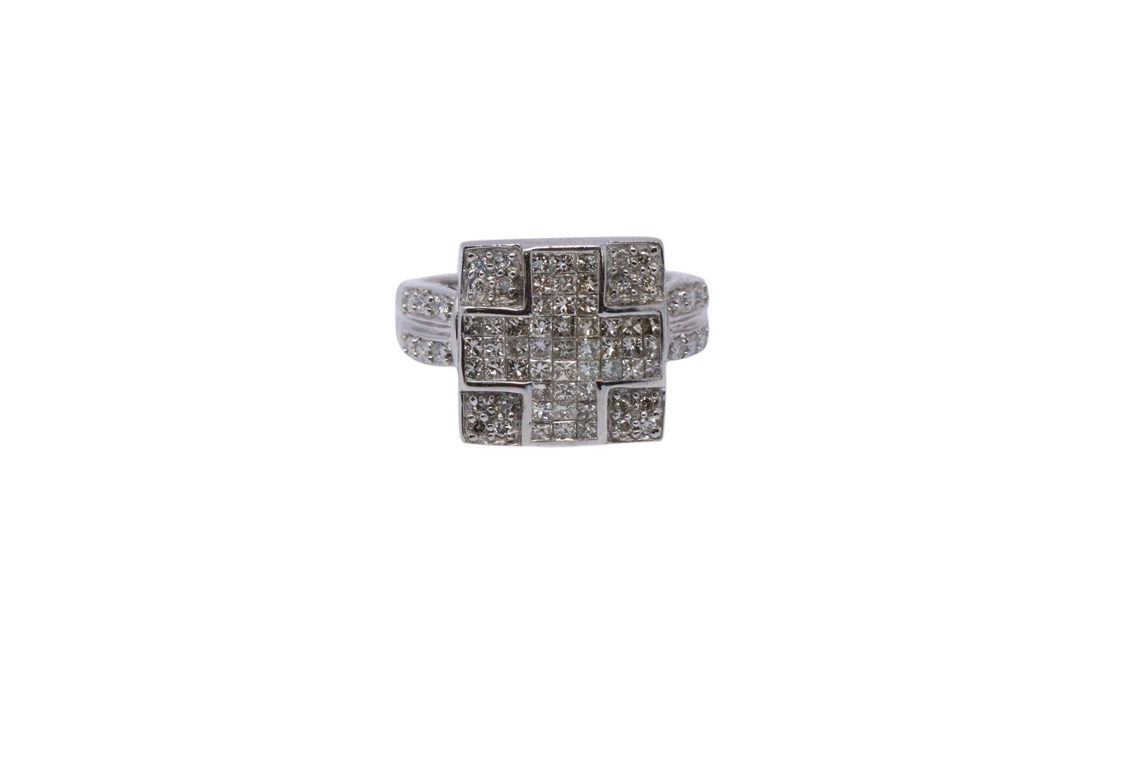 14Kt White Gold Diamond ring 2.00ctw (1 of 3)