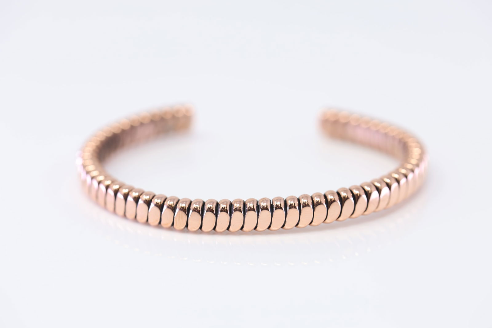 Native American Navajo Copper Bracelet Cuff By Elaine Tahe. (1 of 4)