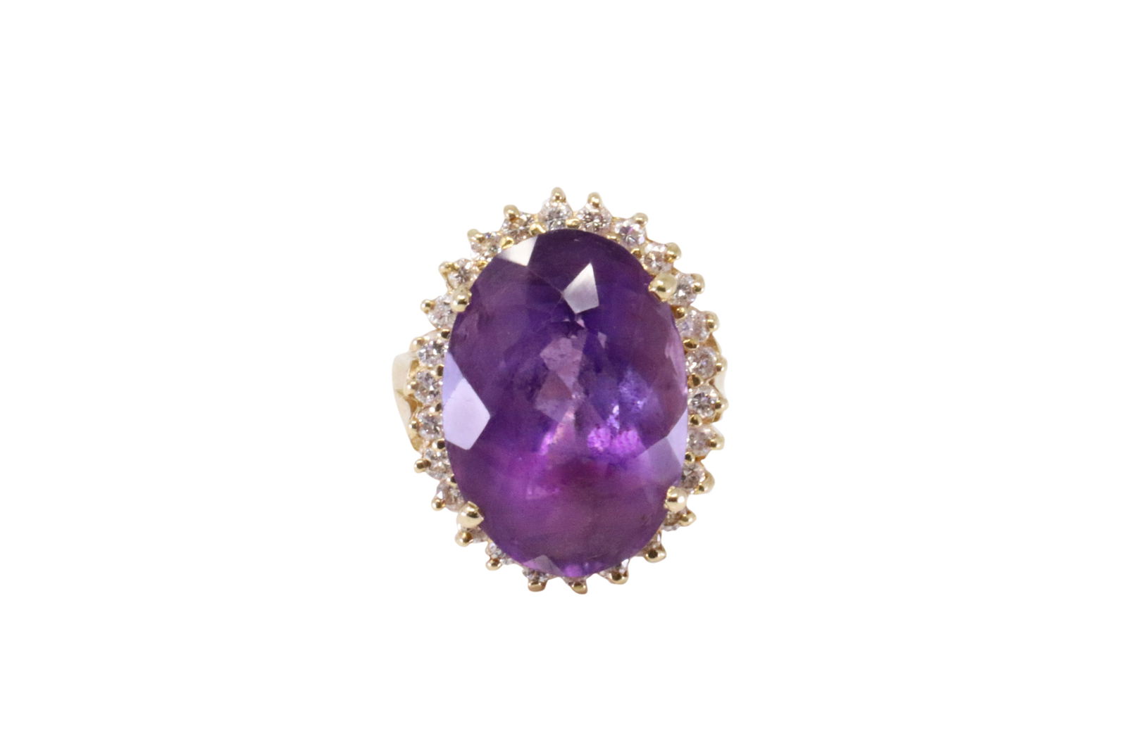 14KT Diamonds | Amethyst Ring (1 of 5)