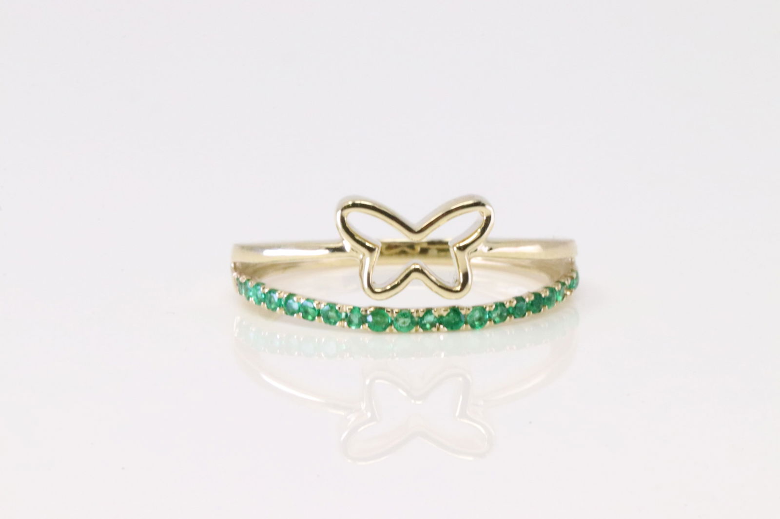 Emerald Butterfly Ring 10Kt. (1 of 4)