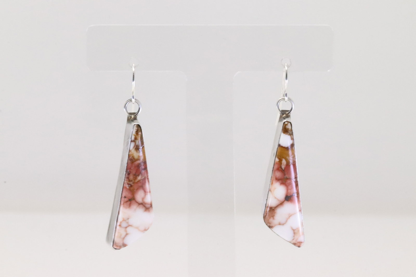 Native America Navajo Sterling Silver Wild Horse Dangling Earring's By Judith Dixon.: This is a Native America Navajo Sterling Silver Wild Horse Dangling Earring's By Judith Dixon.