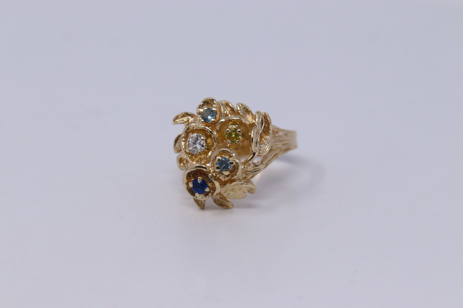 14KT Yellow Gold Diamond Ring (1 of 4)