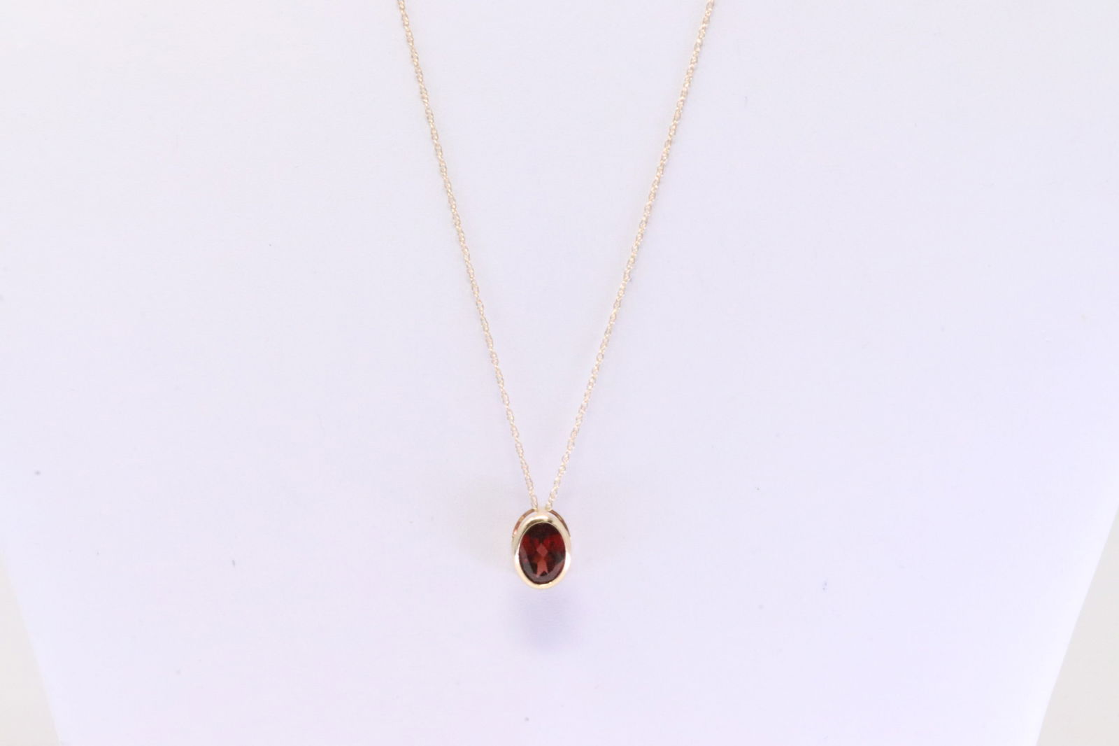Garnet Pendant / Necklace 14Kt. (1 of 3)