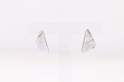 Native America Navajo Sterling Silver Wild Horse Post Earring's By Judith Dixon.