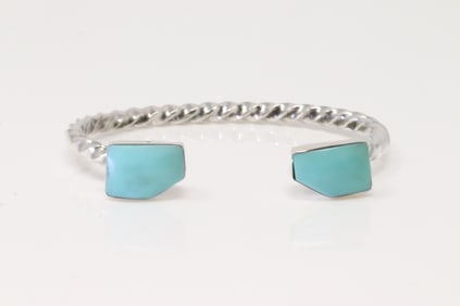 Native America Navajo Sterling Silver White Stone Inlay Post / Dangling Earring's.