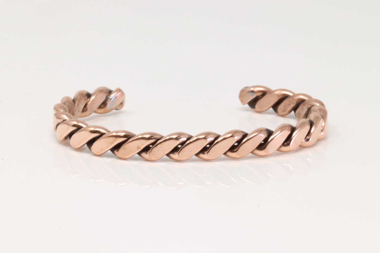 Native America Navajo Copper Cuff Bracelet By Eliane Tahe. (1 of 4)