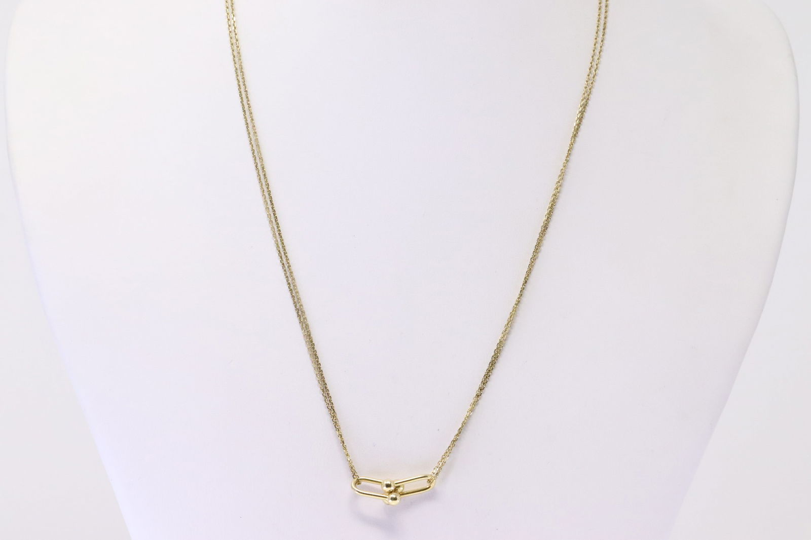 Tiffany & CO HardWear Double Link Pendant / Necklace 18Kt. (1 of 5)