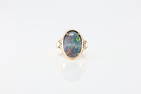 Vintage Opal Gems Ring 18Kt.