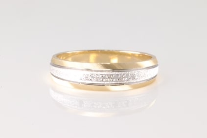Wedding Diamond Ring 14Kt.