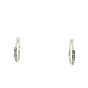 Diamond Hoop Earring 10Kt.