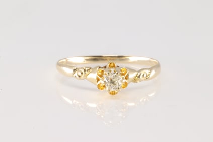 Vintage Diamond Ring 14Kt.