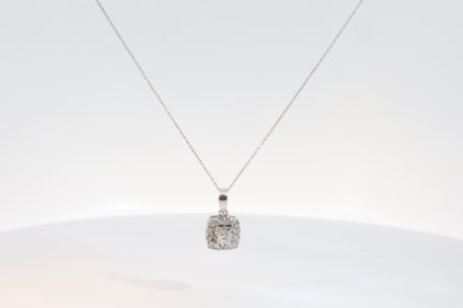 Princess Diamond Pendant