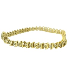 14KT Diamond Gold Bracelet