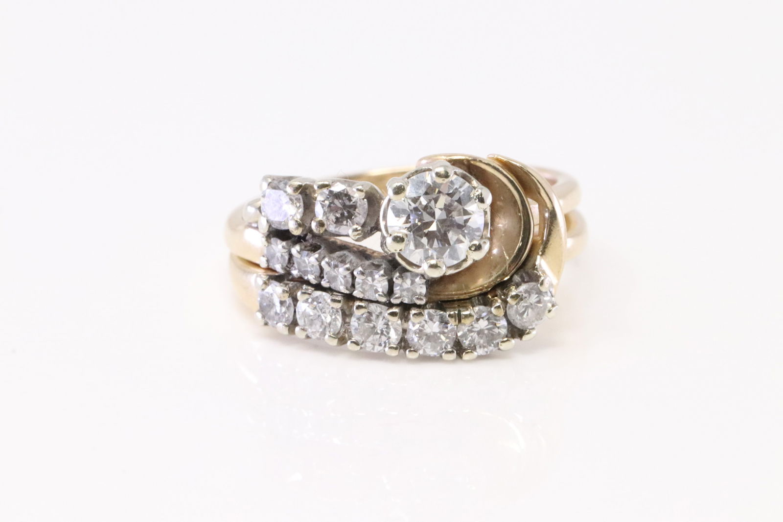 Diamond Ring 14Kt. (1 of 4)