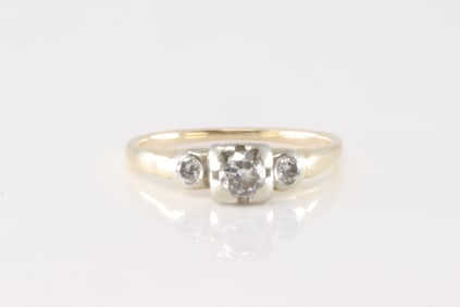 Vintage Diamond Ring 10Kt.