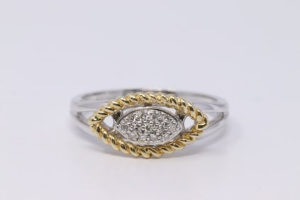 14Kt Ladies Diamond Ring