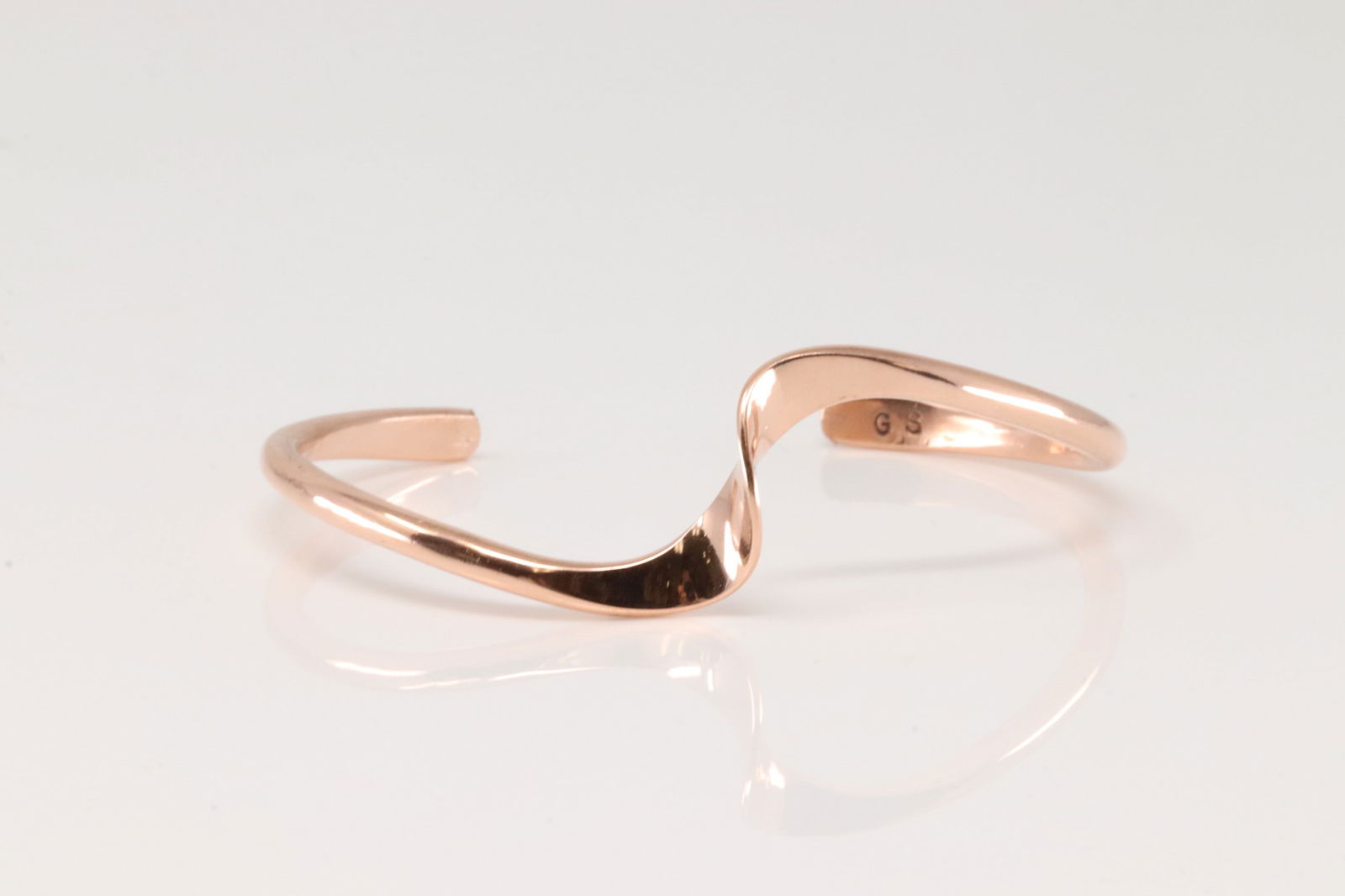 Native America Navajo Copper Bracelet Cuff By Gerald & Yolanda Skeets. (1 of 4)