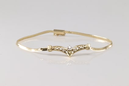 Diamond Bracelet 14Kt.