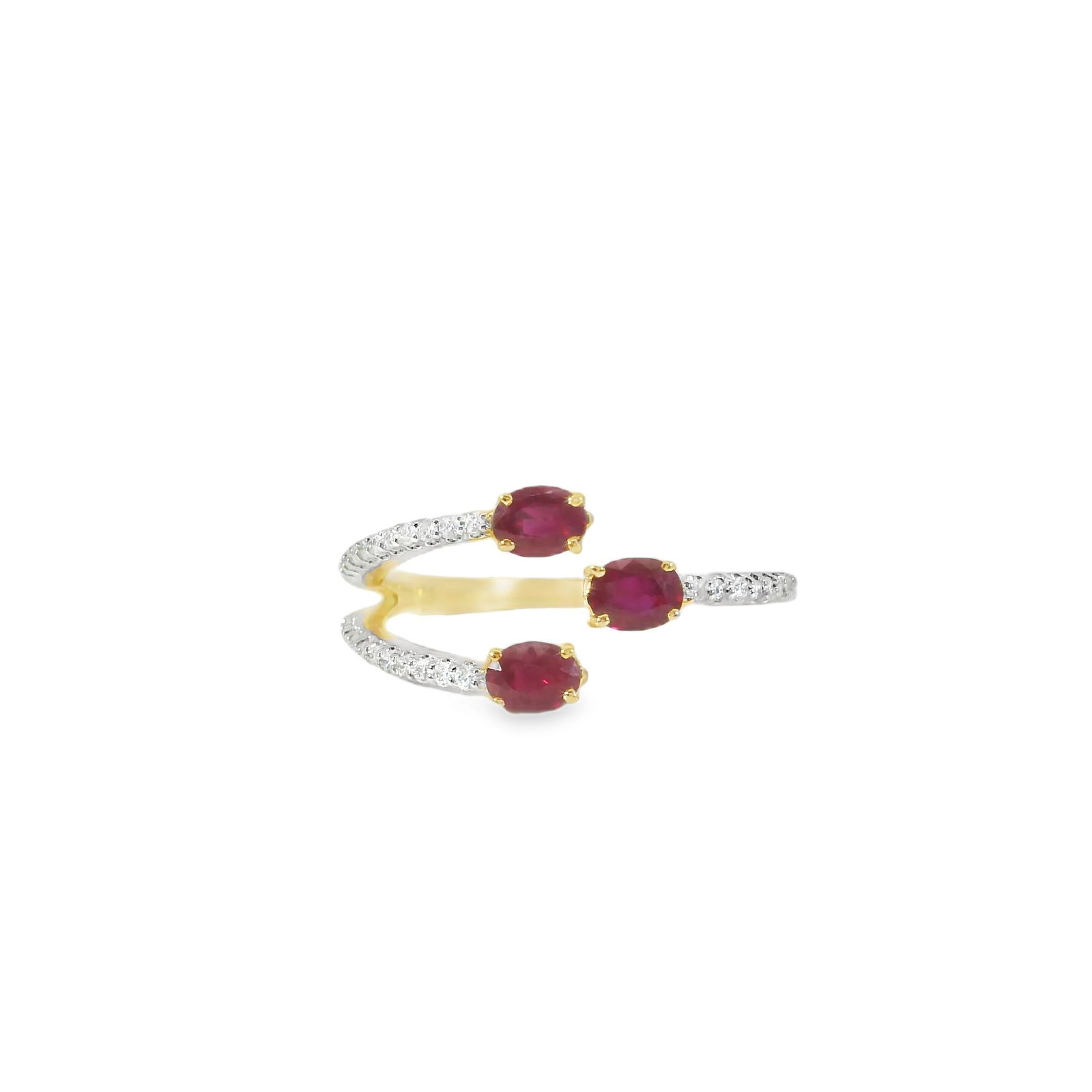 Ruby & Diamond Ring 14Kt. (1 of 4)