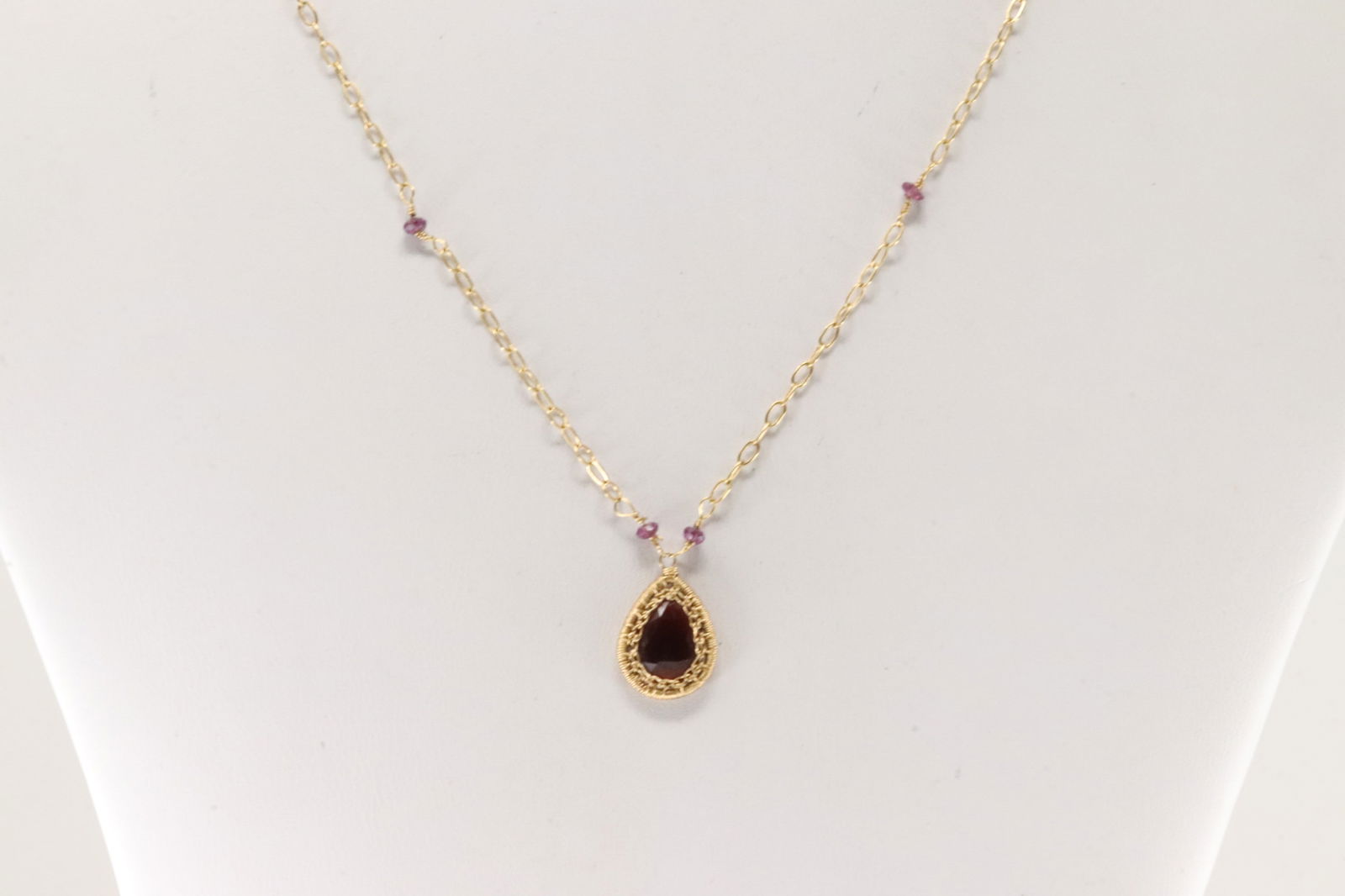 Ruby Necklace 14Kt. (1 of 4)