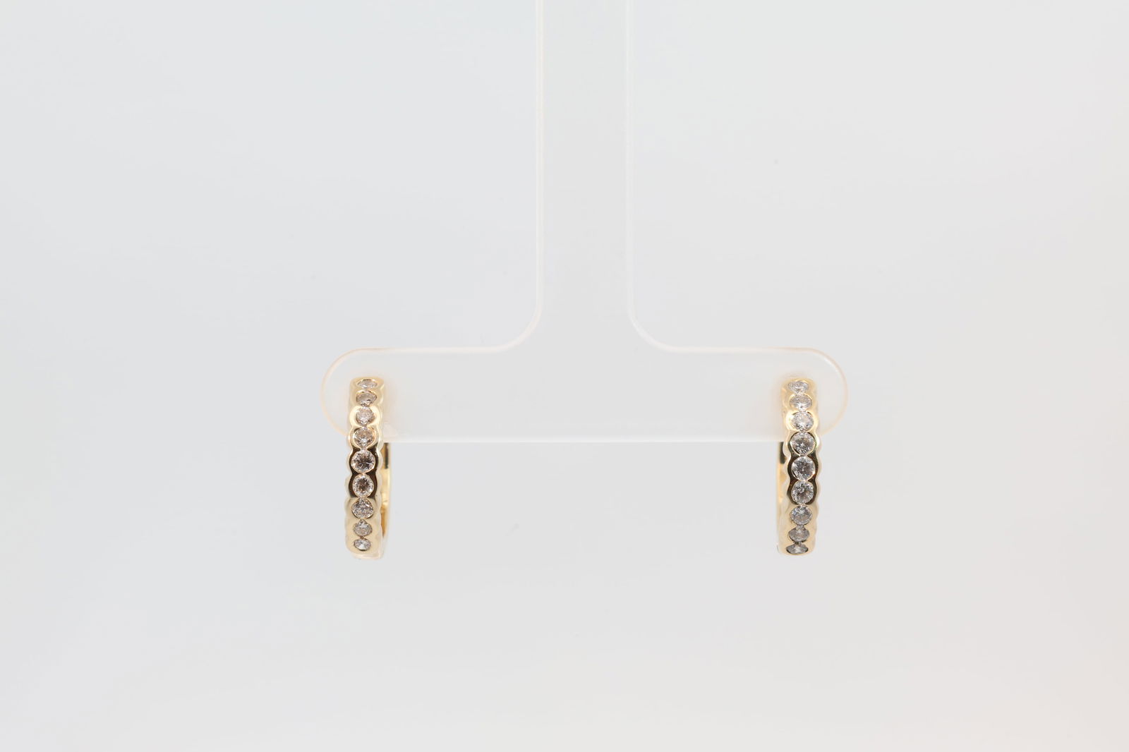 Sonia Bitton Diamond Hoop Earring 14Kt. (1 of 4)