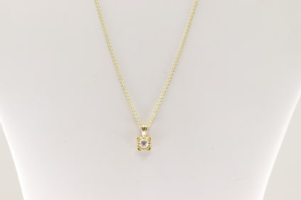 Diamond Pendant / Necklace 14Kt.