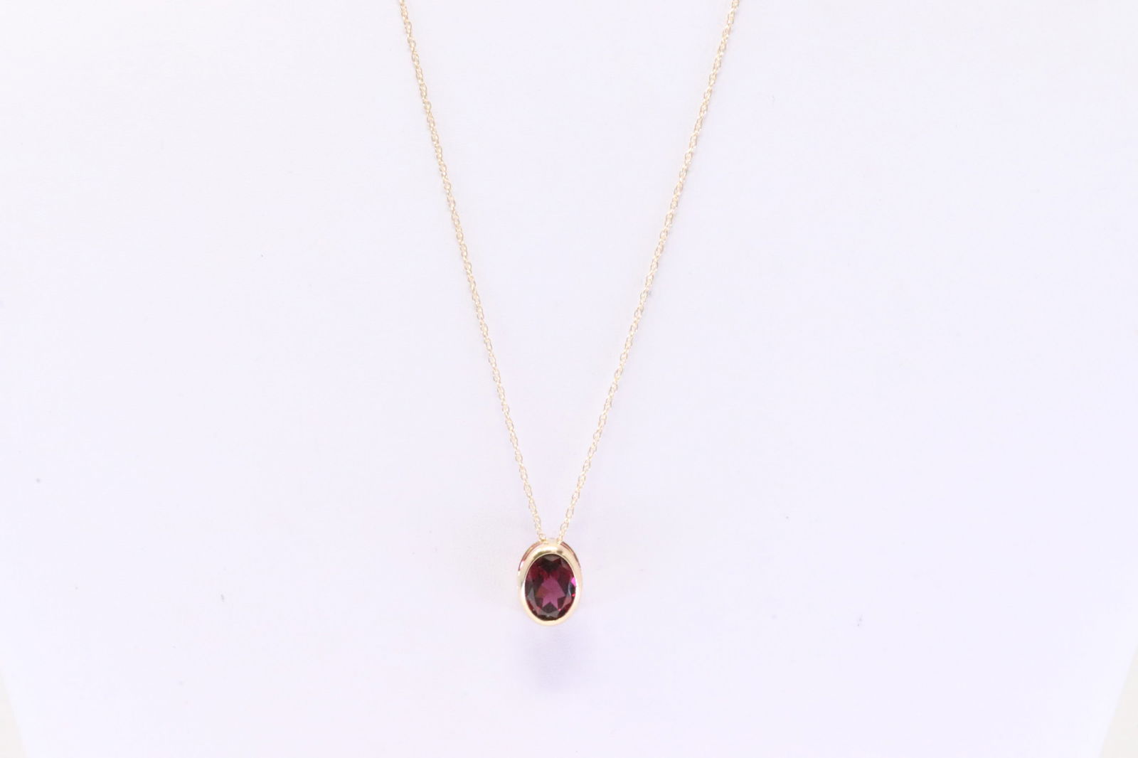 Garnet Pendant / Necklace 14Kt. (1 of 3)