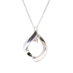 Pearl & Diamond Pendant 14Kt.
