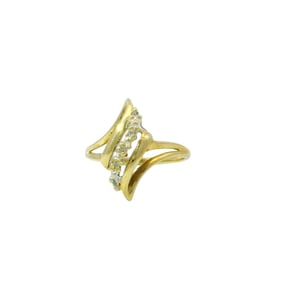 Yellow Gold Vintage Diamond Ring.