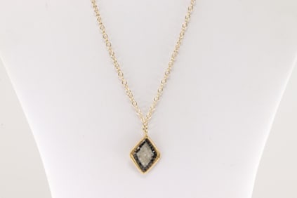 Diamond Necklace 14Kt.