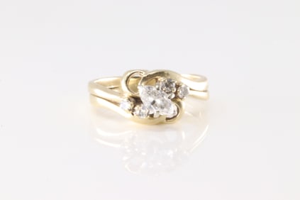 Marquise Diamond Ring 14Kt.