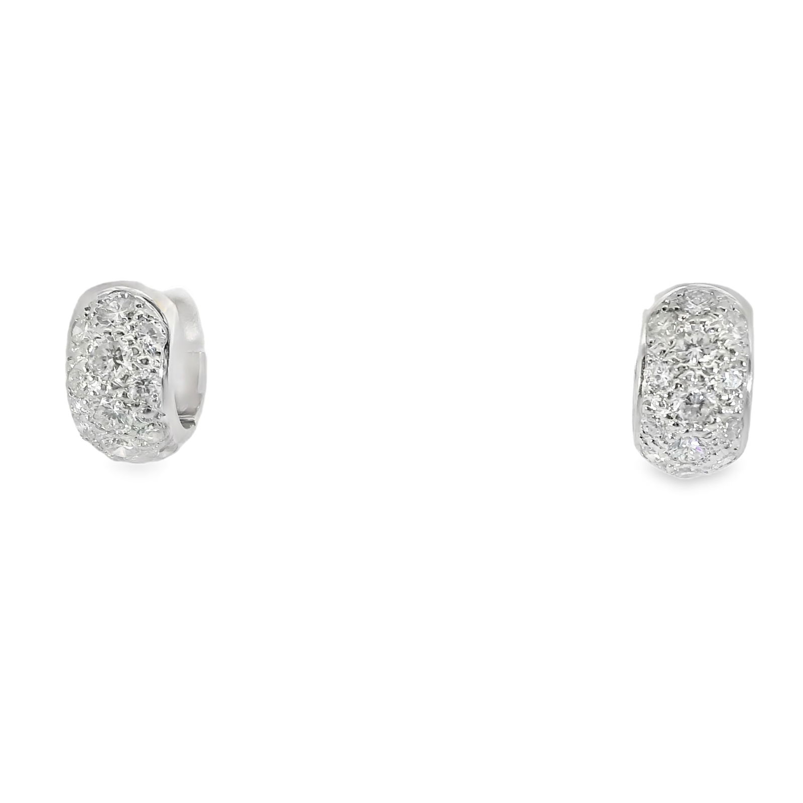 Diamond Hoop Earring's 18Kt. (1 of 4)