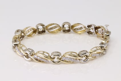 Diamond Bracelet 14Kt.