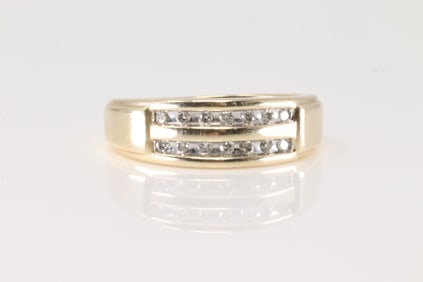Wedding Diamond Ring 10Kt.