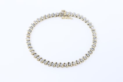 Diamond Tennis Bracelet 10Kt.