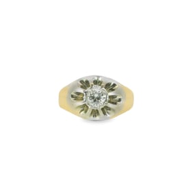 14Kt Yellow Gold Diamond Ring