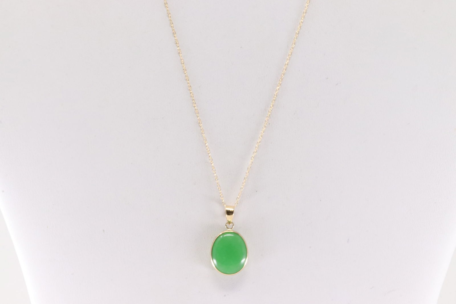 Jade Necklace 14Kt. (1 of 3)