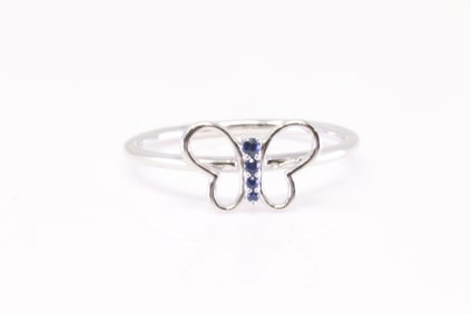 Sapphire Butterfly Ring 10Kt.
