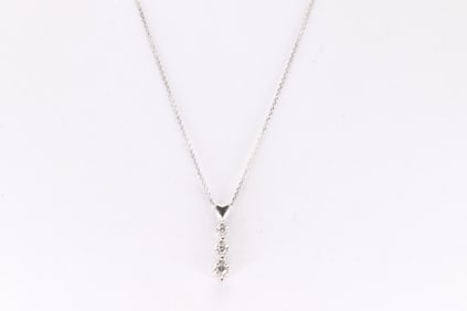 Diamond Pendant / Necklace 10Kt.