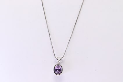 Amethyst Pendant 14Kt.