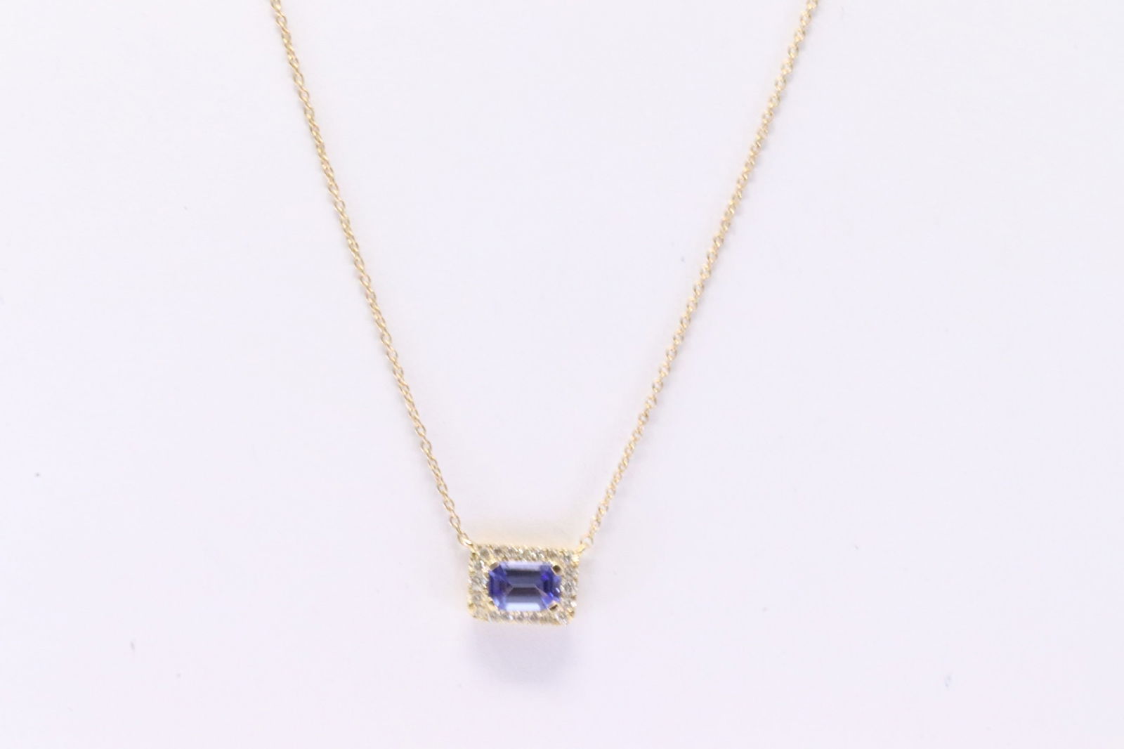 Tanzanite & Diamond Necklace 14Kt. (1 of 3)