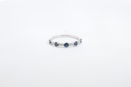 Sapphire & Diamond Ring 14Kt.